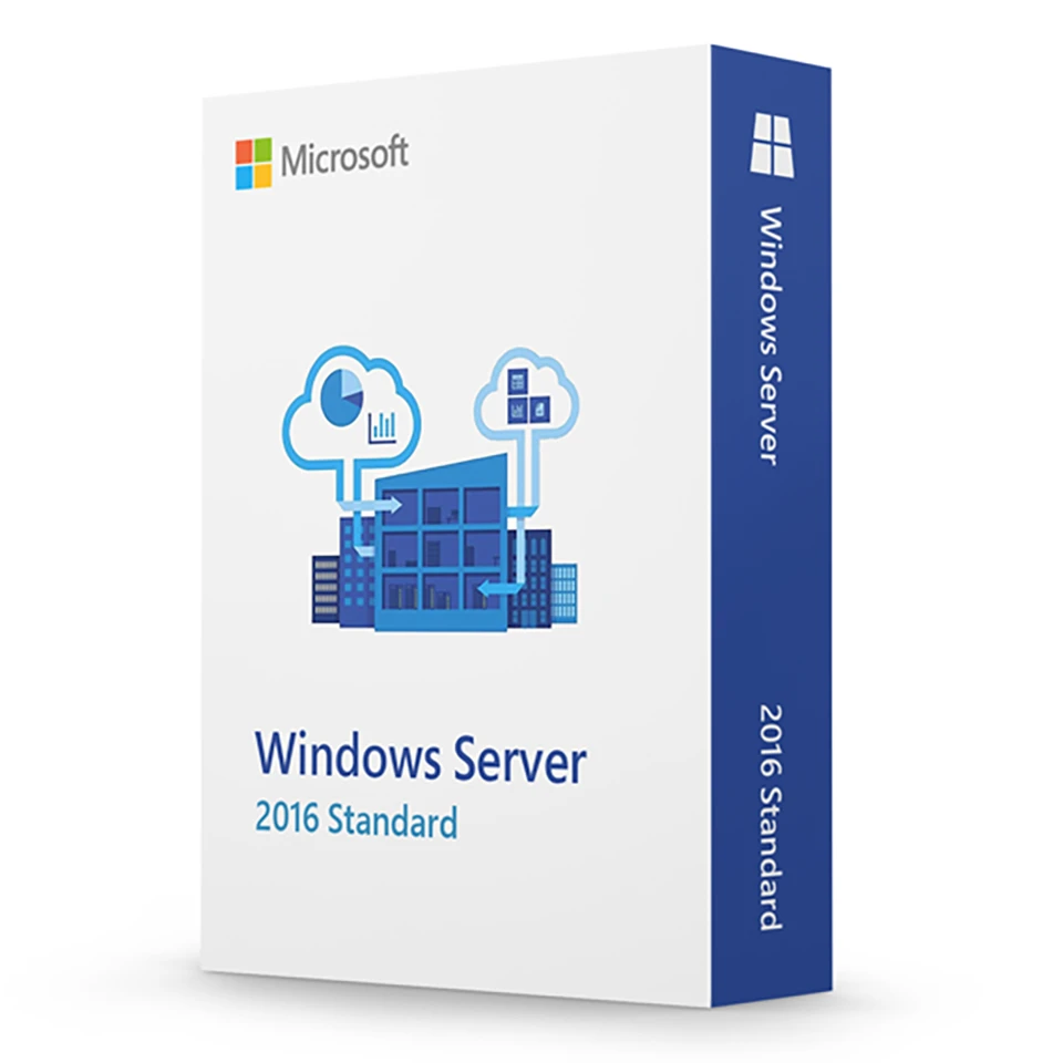 Microsoft Windows Server 2016 Standard 16 Core + 5 CALs Instant License
